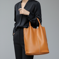 Amalfi — Leather Bucket Shopper