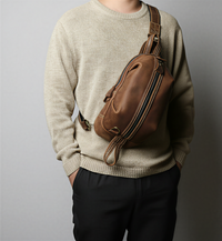 Cortona — Crazy Horse Leather Messenger Sling