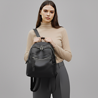 Siena — Genuine Leather Day Backpack