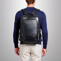 The Roma — Full Grain Leather Laptop Backpack