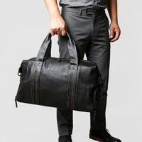Bologna — Vintage Leather Travel Duffle