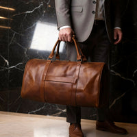 The Firenze — Crazy Horse Leather Weekender