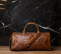 The Firenze — Crazy Horse Leather Weekender