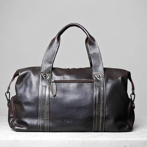 Bologna — Vintage Leather Travel Duffle