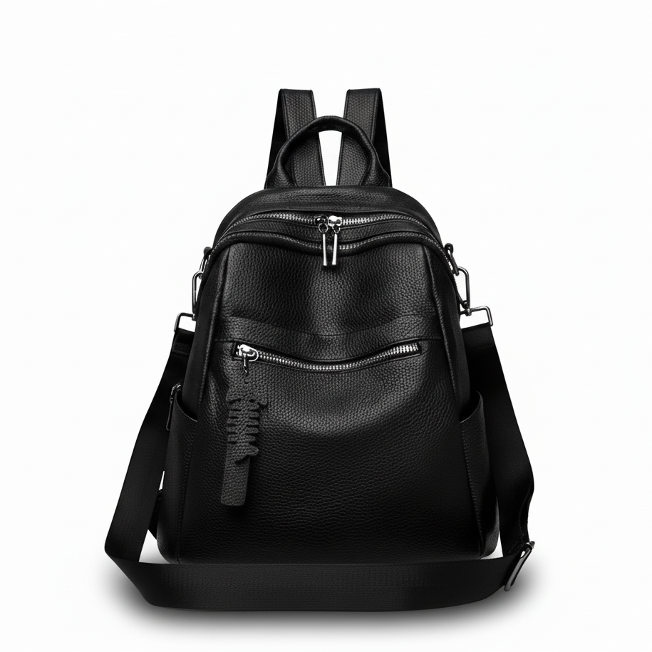 Siena — Genuine Leather Day Backpack