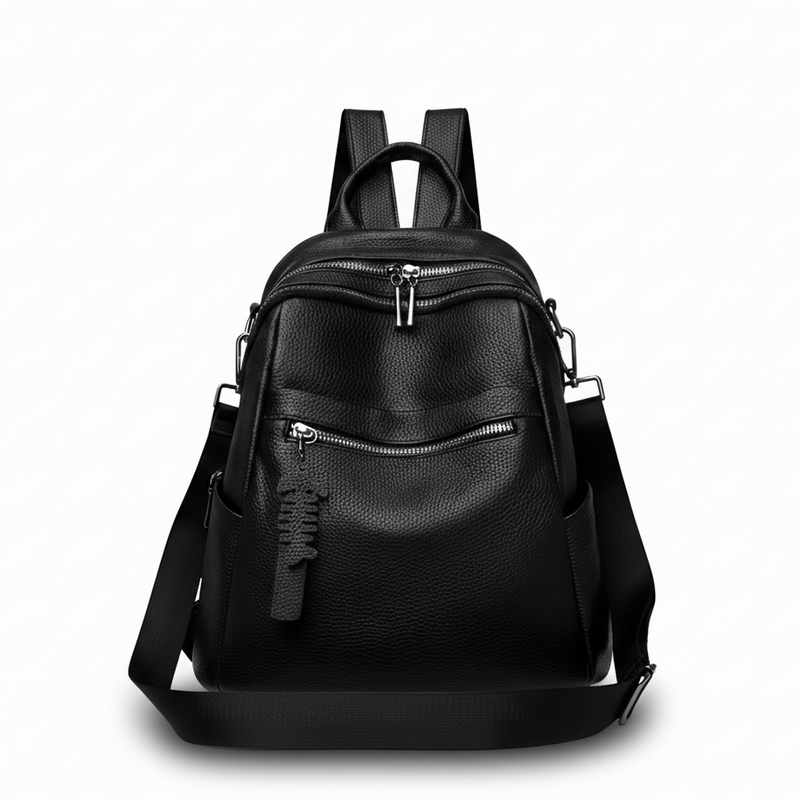 Siena — Genuine Leather Day Backpack